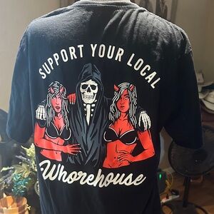 Black Graphic T-Shirt